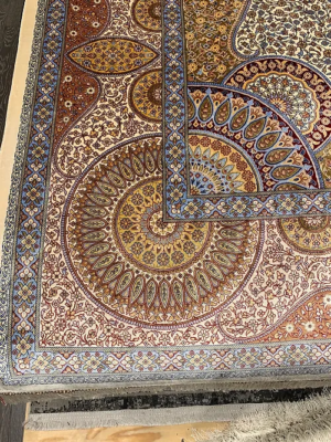 SUPER PERSIAN MACHINE MADE ORIENTAL RUG 6’ 7” x 9’ 7”