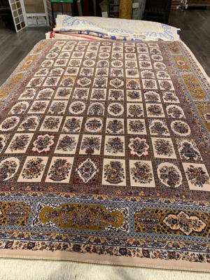 SUPER PERSIAN MACHINE MADE ORIENTAL RUG QUM 6’7”x9’7”