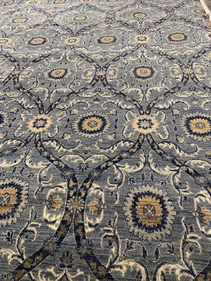 SUPER HAND KNOTTED WOOL 12’ x 18’ 3”