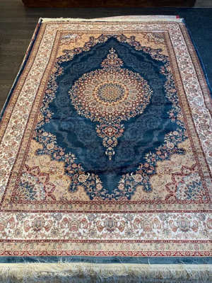 SUPER BAMBOO SILK KASHAN DESIGN 5’ x 7’6” SKU# C15145