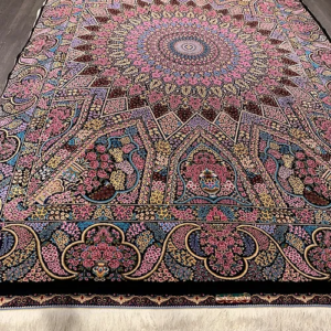 SUPER PERSIAN MACHINE MADE BAMBOO SILK GHONBADI 6’ 7” x 9’ 7”