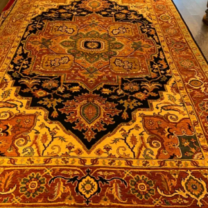 SUPER INDO PERSIAN SERAPI HAND KNOTTED RUG 5’ 11”x 8’11” SKU# C23204