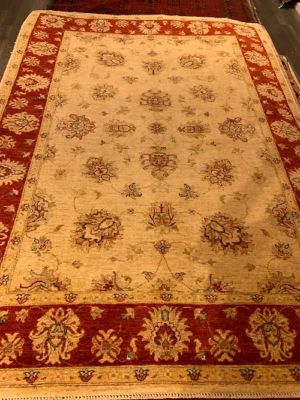 SUPE PAK OUSHAK HAND KNOTTED WOOL RUG 5’ 9” x 8’ 0” SKU# C23224