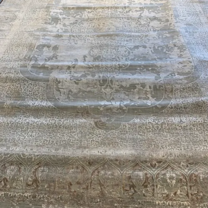 SUPER BAMBOO SILK 8’ x 10’ SKU# 5968 l grey/blue