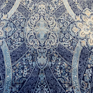 SUPER BAMBOO SILK 7’7” x 5’ SKU# 5275 Navy/Navy