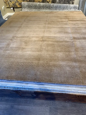 Indo Gabbeh 10’ 0” x 8’ 3” light brown SKU# M8563-135