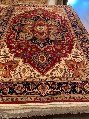 SUPER INDO HAND KNOTTED SERAPI RUG 6’ x 9’ SKU# C23202