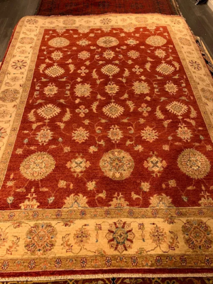 SUPER PAK PERSIAN OUSHAK HAND KNOTTED WOOL RUG 5’ 11” x 8’ 2” SKU# C23223