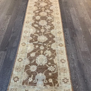 SUPER HAND KNOTTED ZIEGLER WOOL RUNNER 2’ 5” x 9’ 6” SKU# BRC 552281