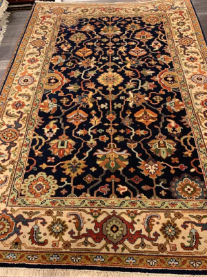 SUPER HAND KNOTTED WOOL ALLOVER DESIGN SERAPI RUG 3’ 11” x 5’ 10” SKU# C33118