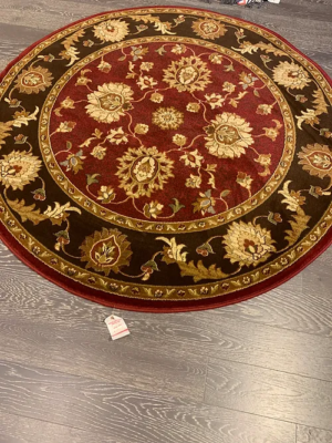 Royal Collection Red/Brown 5’3” x 5’3” SKU# P60117