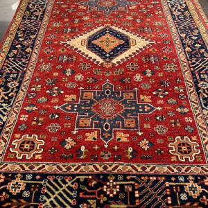 SUPER INDO SERAPI HAND KNOTTED WOOL 3’ 11” X 6’ 0” SKU# C33119