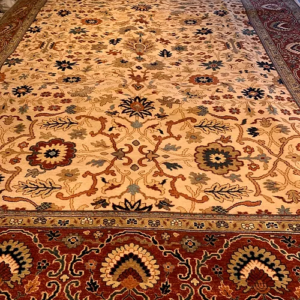 SUPER INDO PERSIAN SERAPI HAND KNOTTED WOOL RUG 8’ 10” x 11’ 9” SKU# C23186b