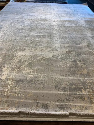 SUPER BAMBOO SILK 8' x 10' SKU# 5996A L. Grey/D Beig