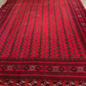 SUPER PAK BOKHARA HAND KNOTTED RUG 9’ 9” x 13’ 3” SKU# C23129