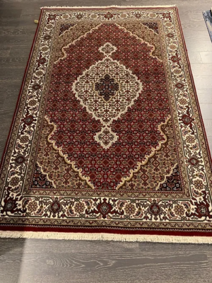 SUPER INDO BIJAR HAND KNOTTED RUG 4’ 1” x 6’ 4”