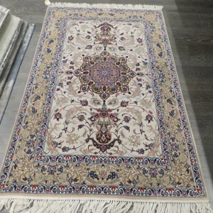 SUPER HAND KNOTTED PERSIAN ISFAHAN SIGNED BY EMADI SKU# P11707