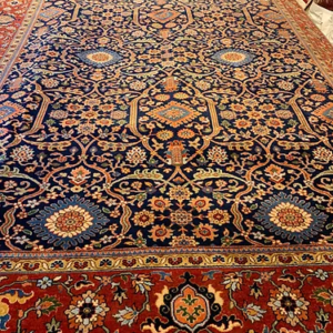 SUPER HAND KNOTTED INDO SERAPI 9’ 1” X 12’ 12” SKU# C23185