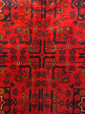SUPER HAND KNOTTED BOKARA RUG 6’ 8” x 5’ SKU# M1851-41