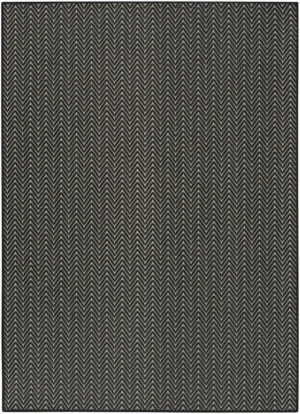 Horizon Indoor/Outdoor HOZ02 Black Area Rug