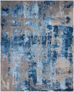 Prismatic PRS10 Blue/Grey Rug