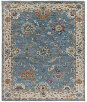 Majestic Oushak MAJ-104 Blue-Ivory