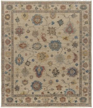 Majestic Oushak MAJ-107 Ivory-Ivory